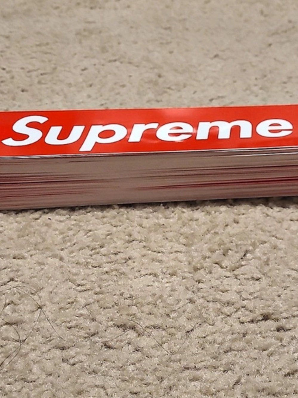 Supreme Classic Box Logo Sticker Logo Sticker Stack 100x - Picture 2 of 2
